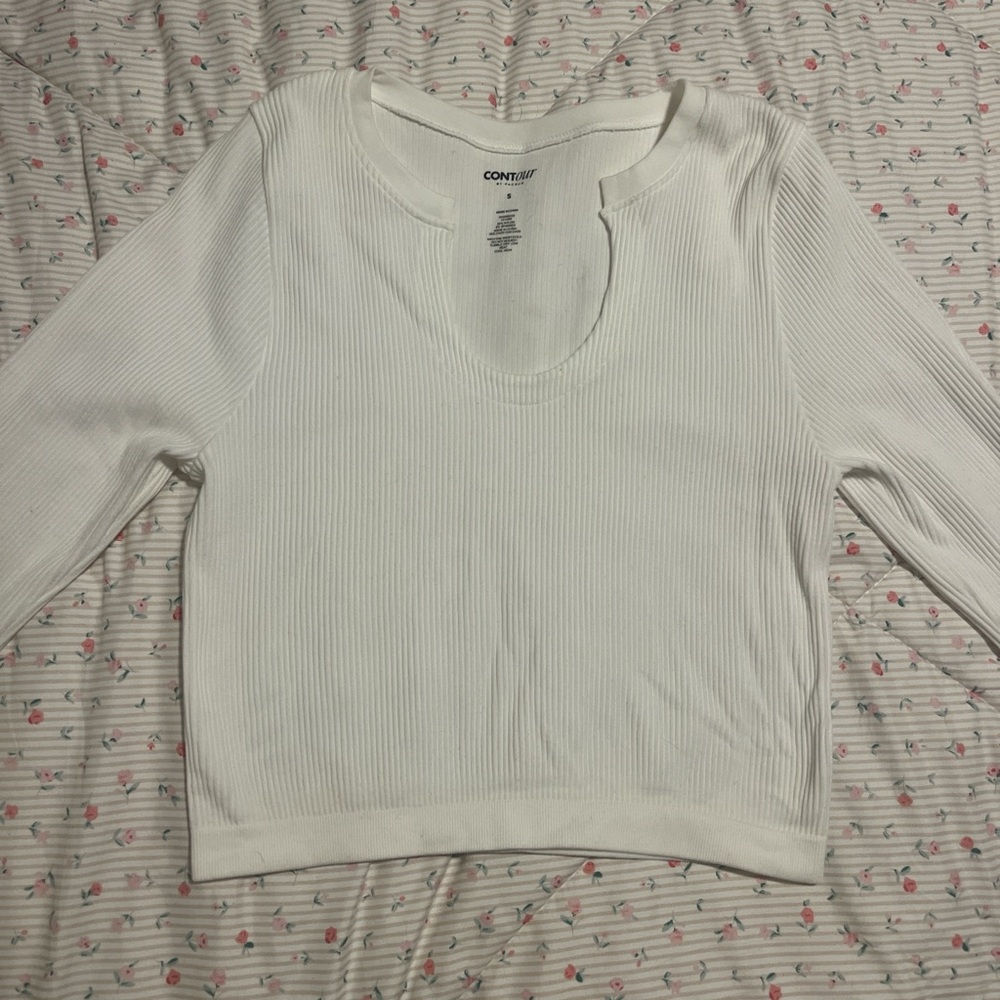 basic white long sleeve